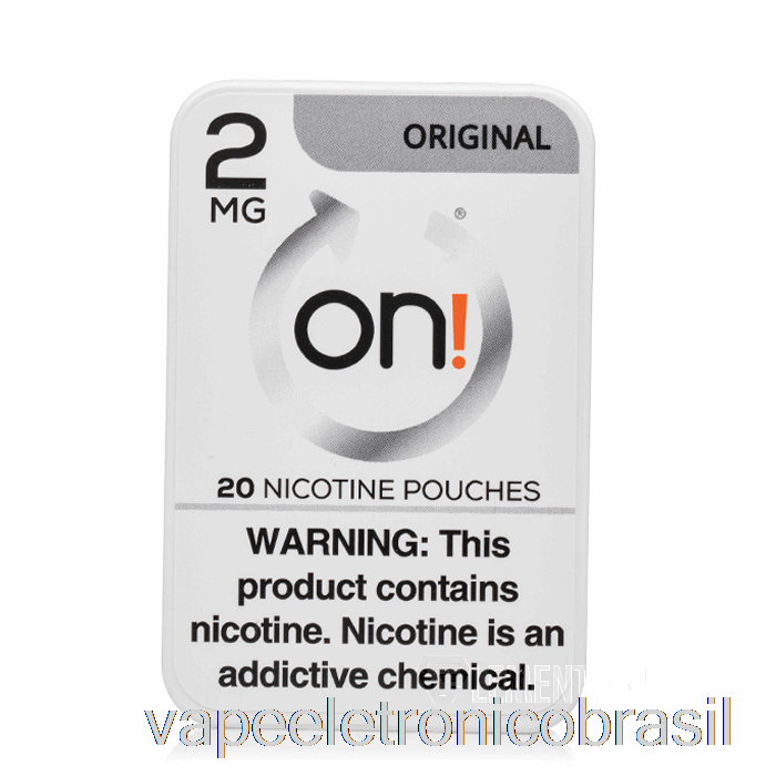 Vape Eletrônico Ligado! Bolsas De Nicotina - Originais 2mg